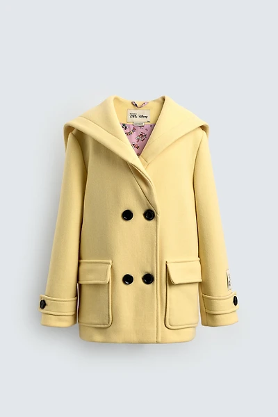 MARINE COLLAR COAT HARRY LAMBERT FOR ZARA X DISNEY