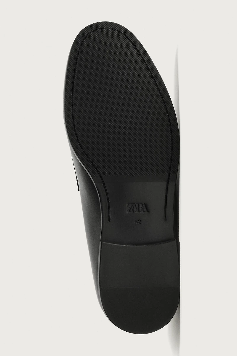 LEATHER PENNY LOAFERS