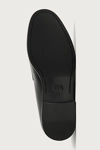 LEATHER PENNY LOAFERS