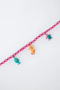 PACK OF TWO SEA BEAD NECKLACES