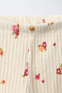 LEGGING CANNELÉ IMPRIMÉ FRUITS