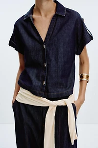 Z1975 SHORT SLEEVE DENIM SHIRT
