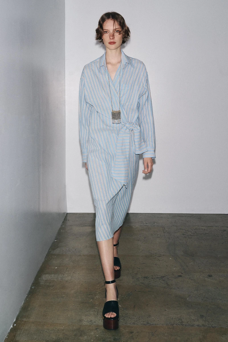 ROBE CROISÉE RAYURES ZW COLLECTION