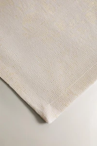 SET OF FRAMED FLORAL COTTON CHRISTMAS NAPKINS (SET OF 2)