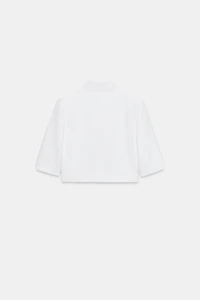 SHORT SLEEVE CROPPED BLAZER ZW COLLECTION