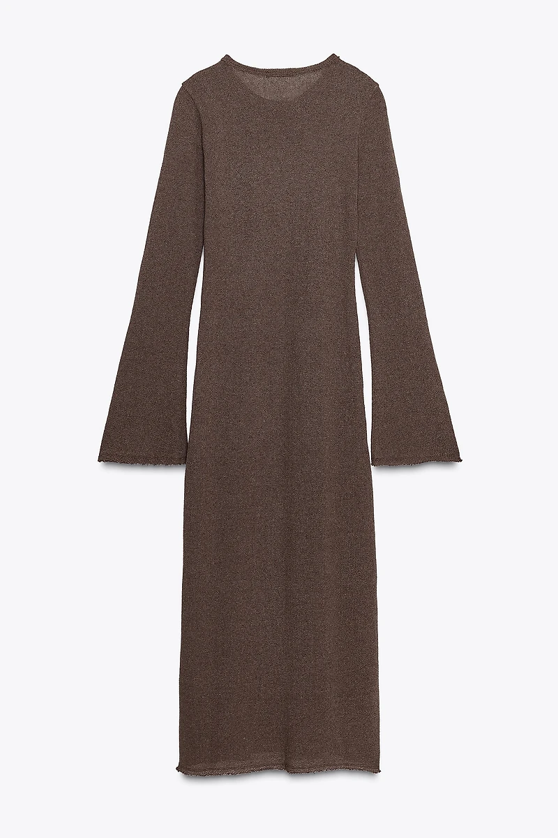 ROBE LONGUE TEXTURÉE