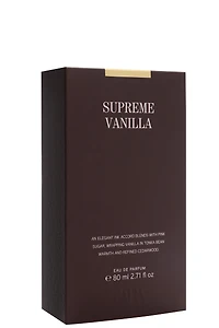 SUPREME VANILLA EDP 80ML (2.72 FL. OZ).