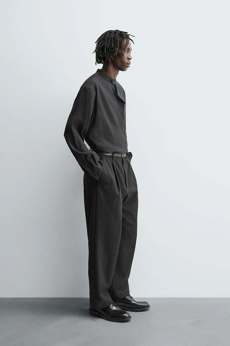 FLOWY POLO SHIRT