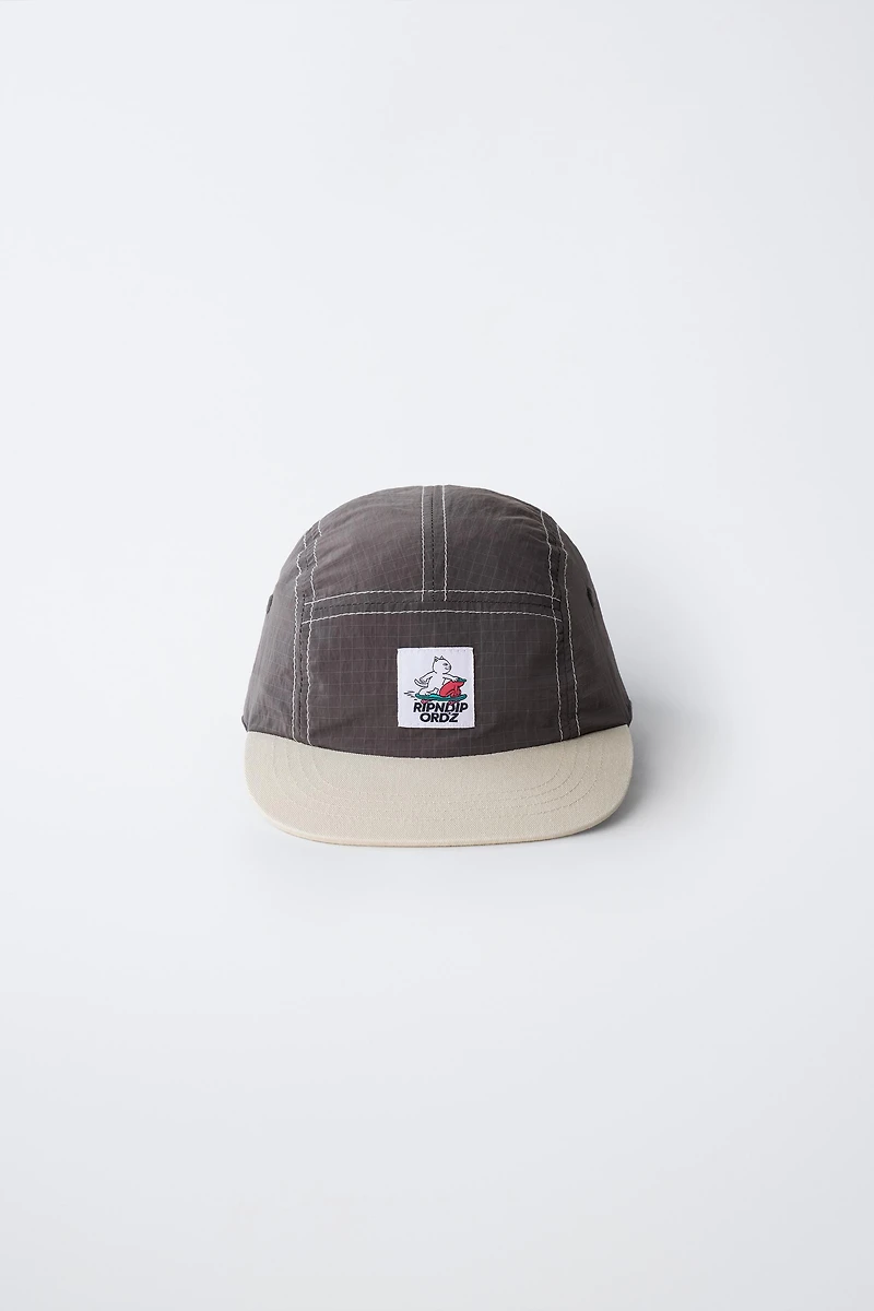 RIPNDIP © X ZARA KIDS LOGO LABEL CAP