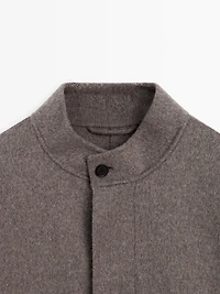Wool blend jacket