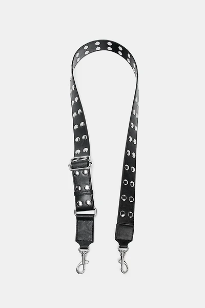 STUDDED CROSSBODY BAG STRAP