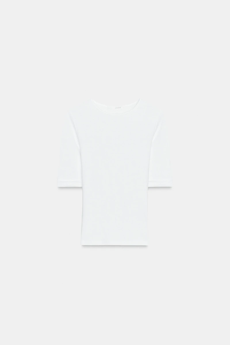 WASHED COTTON T-SHIRT