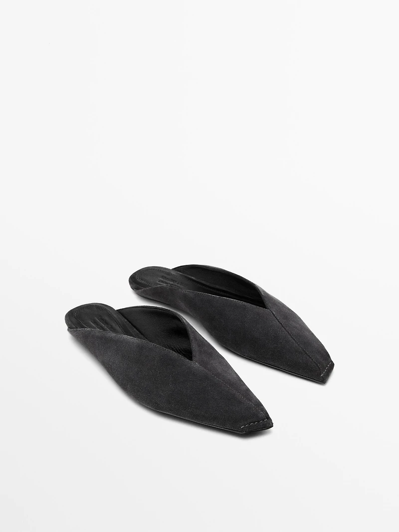 Leather slingback shoes - LIMITED