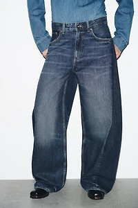 TRF HIGH-WAIST BALLOON OVERSIZE JEANS