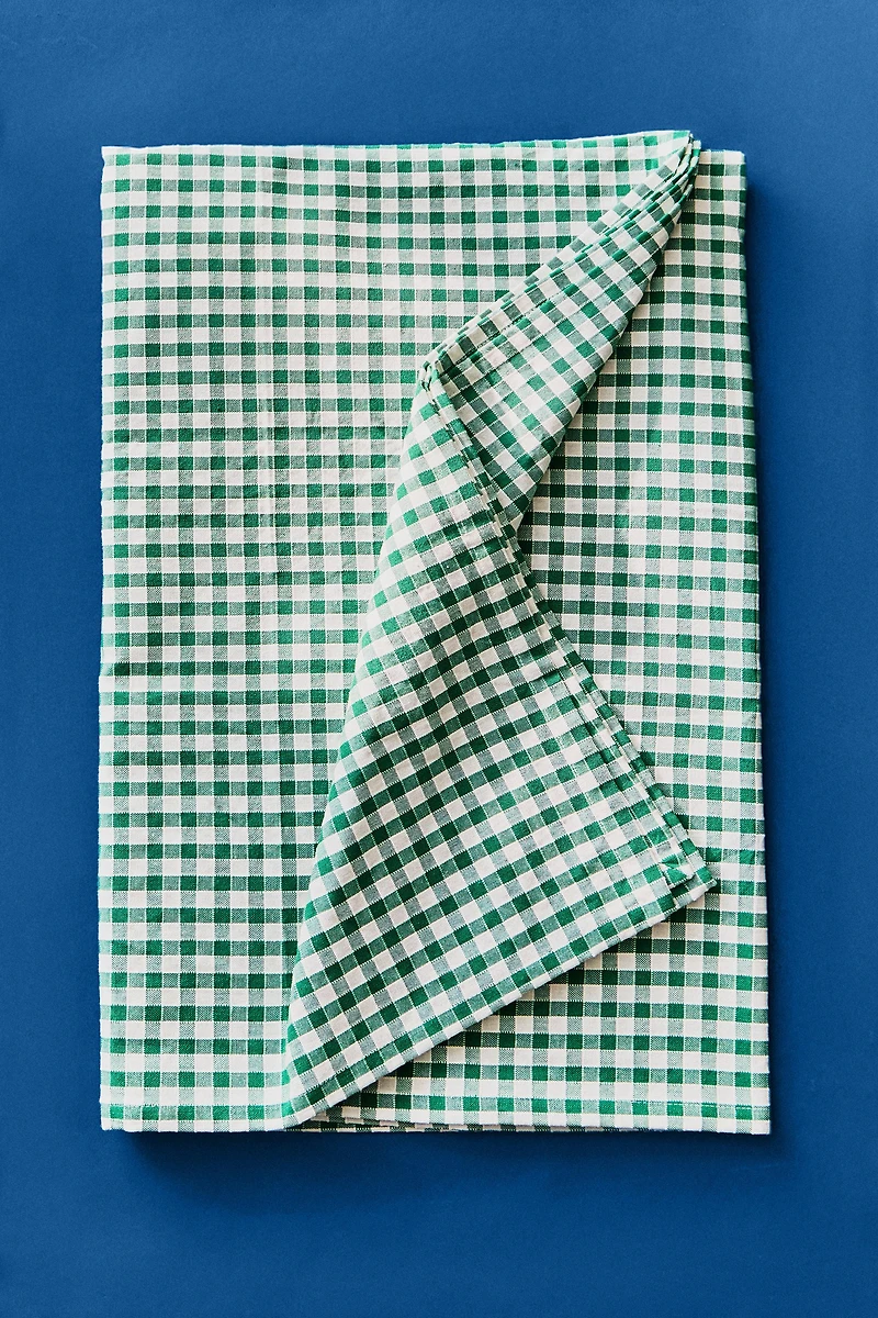 GINGHAM CHECK TABLECLOTH