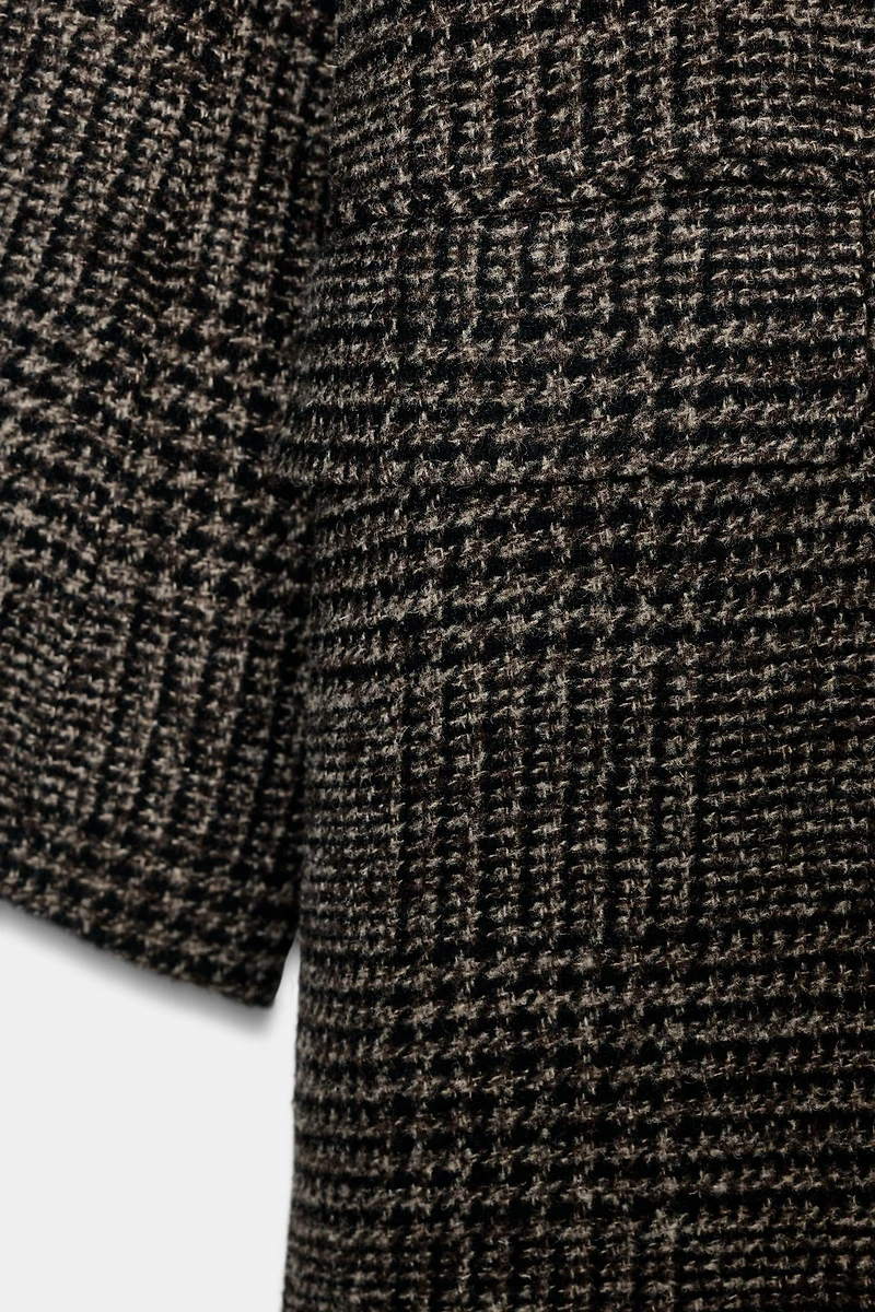 ZW COLLECTION PLAID COAT