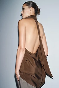 ASYMMETRIC HALTER TOP ZW COLLECTION