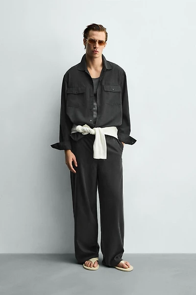RELAXED FIT FLOWY PANTS