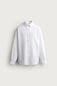 COTTON-LINEN REGULAR FIT SHIRT