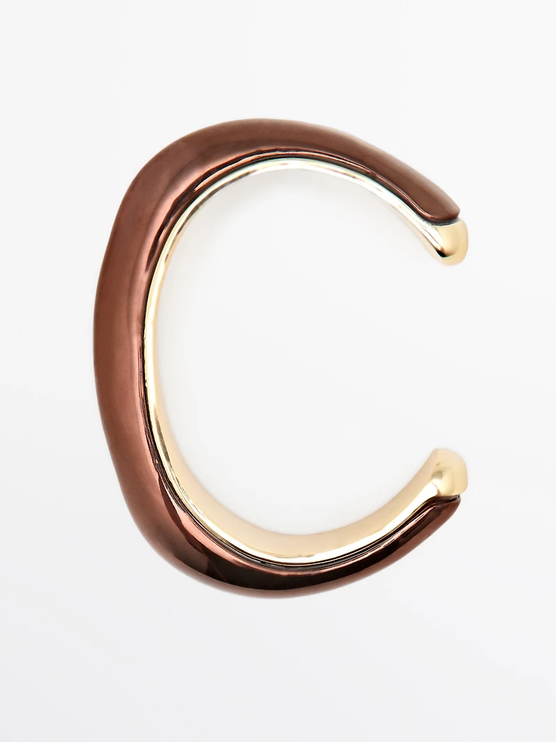 Bronze effect patina bracelet