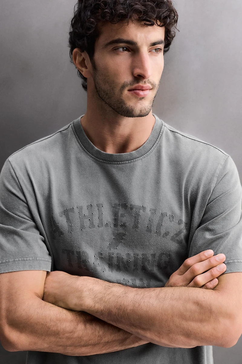 T-SHIRT EN COTON TRAINING