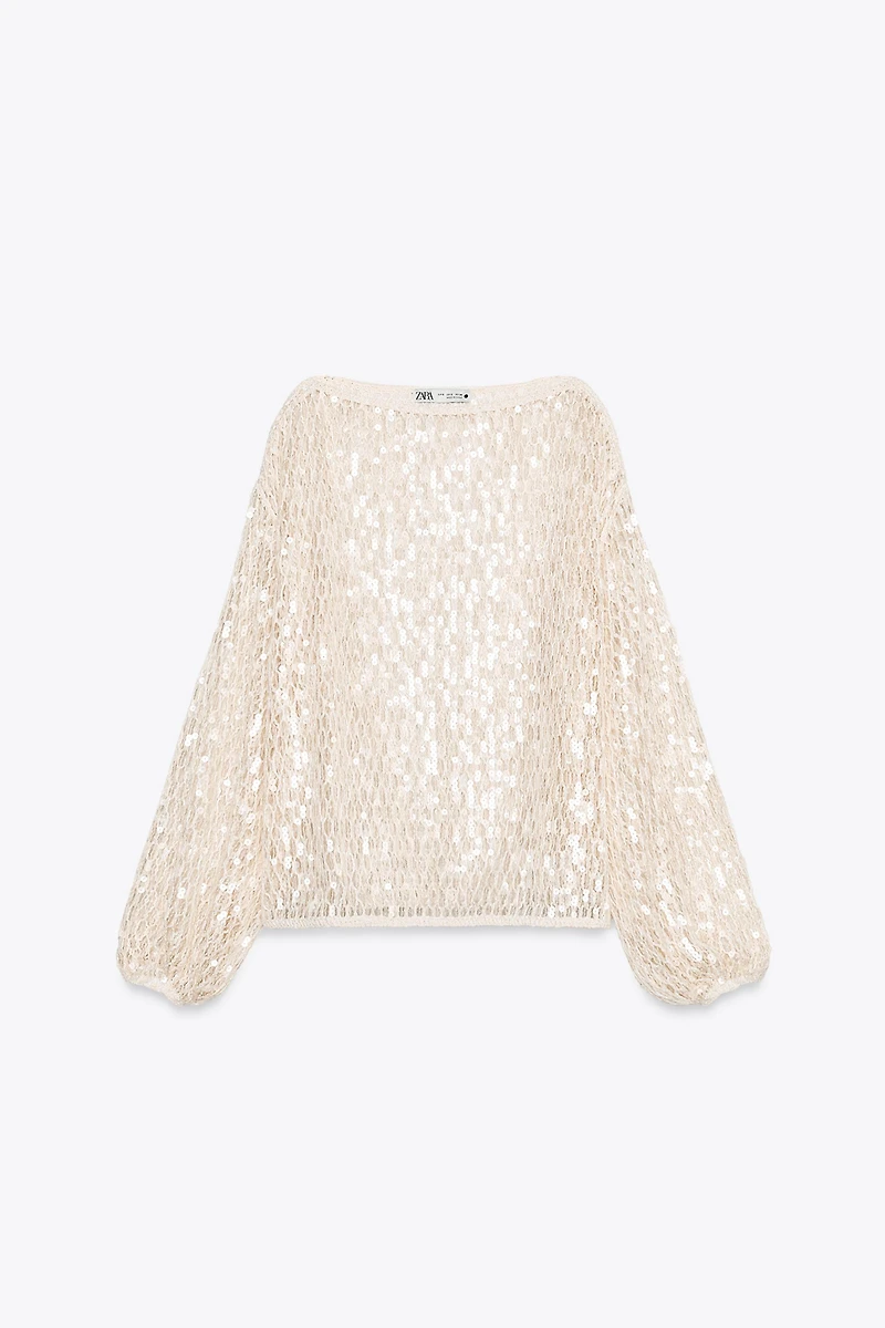 ZW COLLECTION SEQUIN TOP