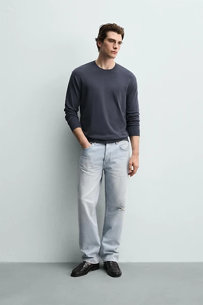 VISCOSE BLEND SWEATER
