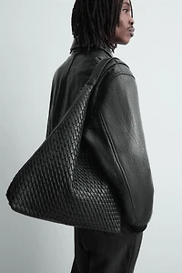 WOVEN SHOPPER BAG