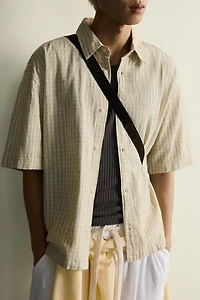 CHEMISE BOXY FIT À CARREAUX
