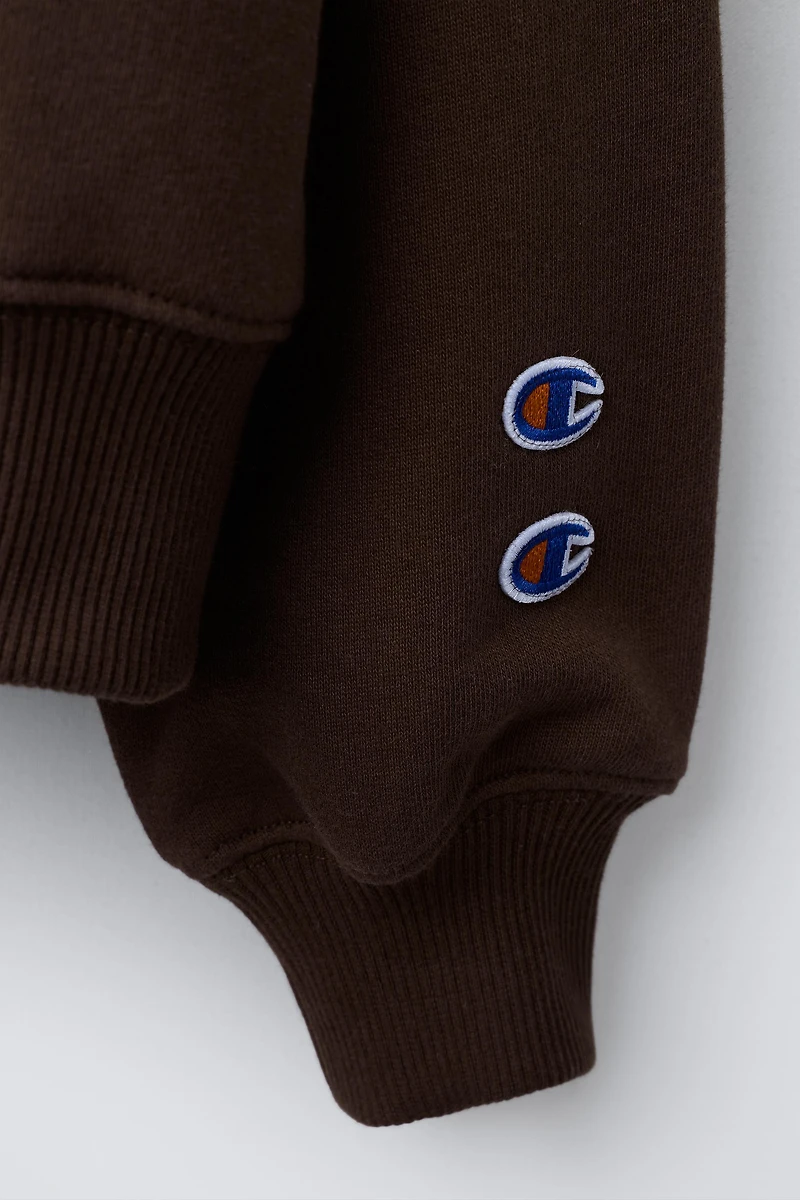 CHAMPION ® X ZARA FLOCKED TEXT SWEATSHIRT