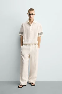 100% LINEN POLO SHIRT