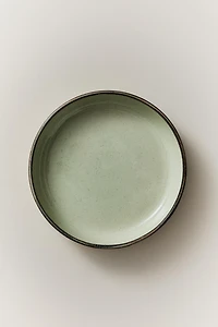 ASSIETTE CREUSE PORCELAINE BORD ANTIQUE