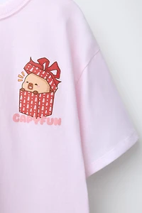 CAPYBARA CAPYFUN © PRINTED T-SHIRT