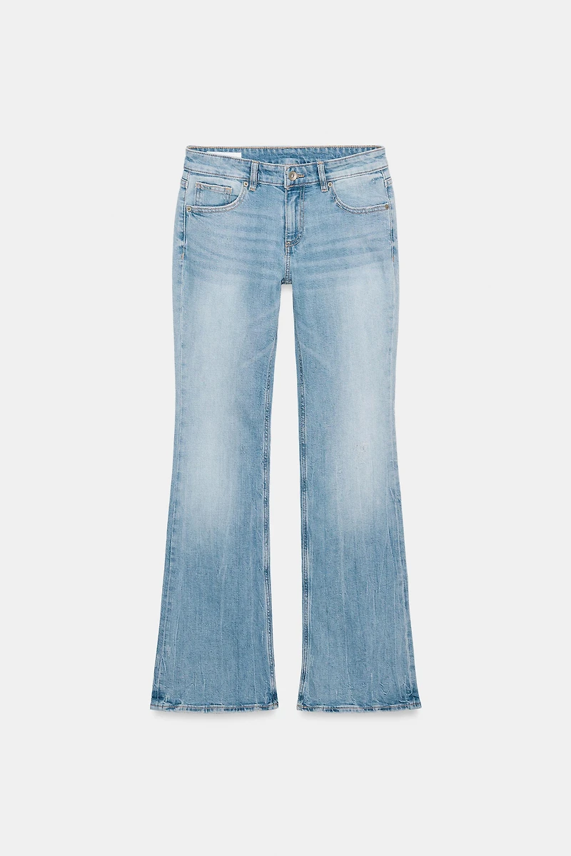 TRF LOW RISE BOOTCUT JEANS