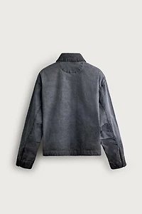 WASHED EFFECT CROPPED JACKET