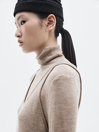 Long strappy knit top 100% cashmere - LIMITED