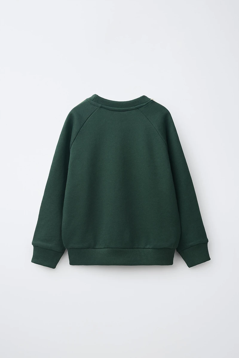 ENSEMBLE EN MOLLETON SWEAT ET PANTALON AVEC BANDES