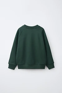 ENSEMBLE EN MOLLETON SWEAT ET PANTALON AVEC BANDES