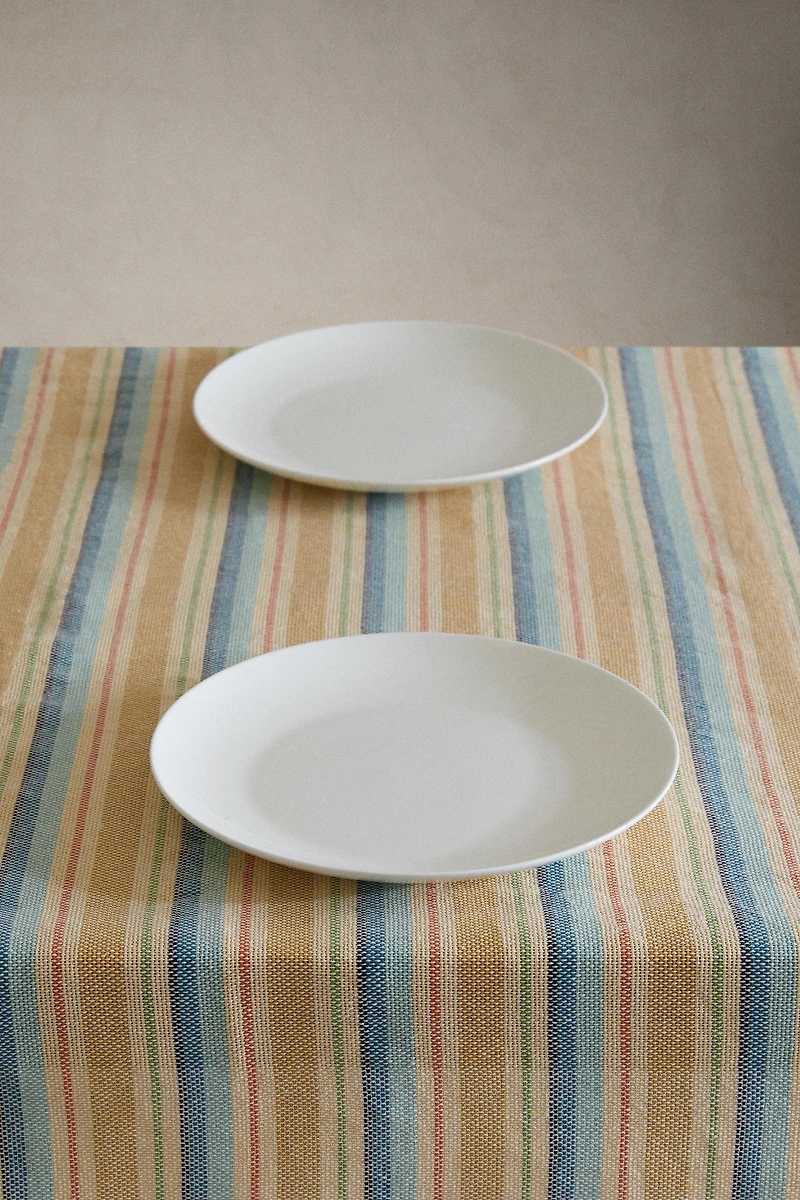 YARN-DYED STRIPE TABLECLOTH