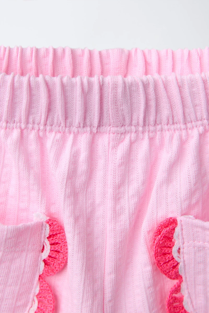 SHORT POCHES CROCHET