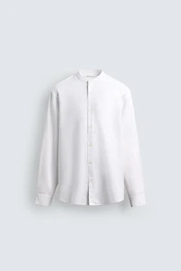RELAXED FIT LINEN - COTTON SHIRT