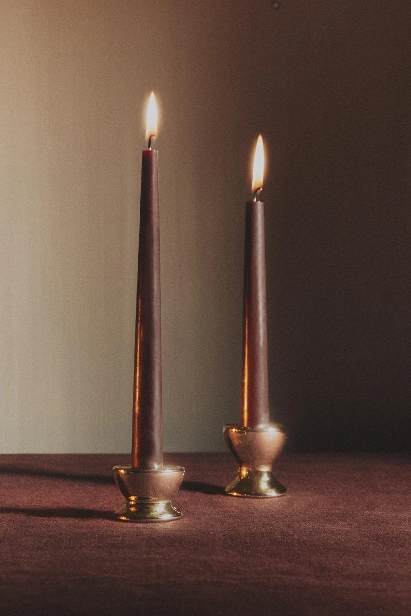 CHRISTMAS SHINY PORCELAIN TEALIGHT HOLDER