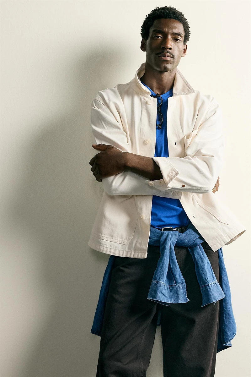 RELAXED FIT POCKET JACKET