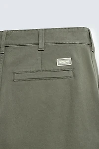 STRAIGHT FIT CARGO PANTS