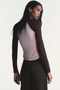 CONTRAST RAGLAN T-SHIRT