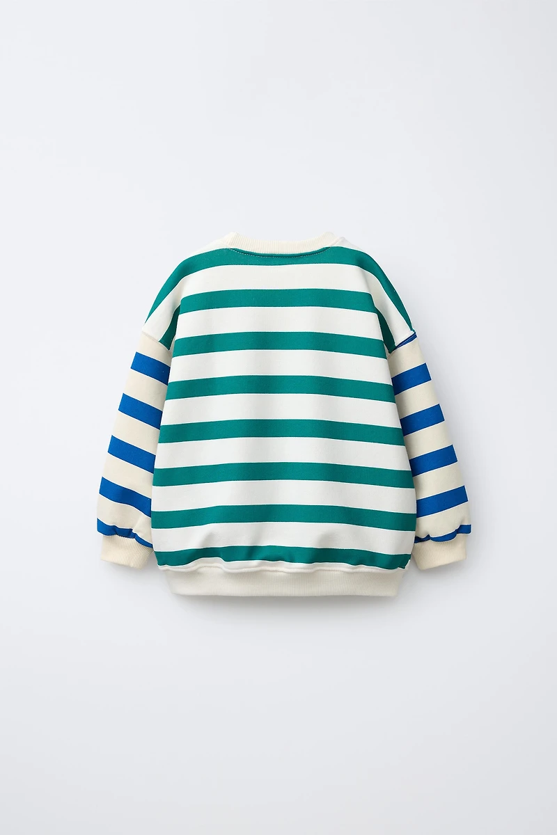STRIPED SWEATSHIRT