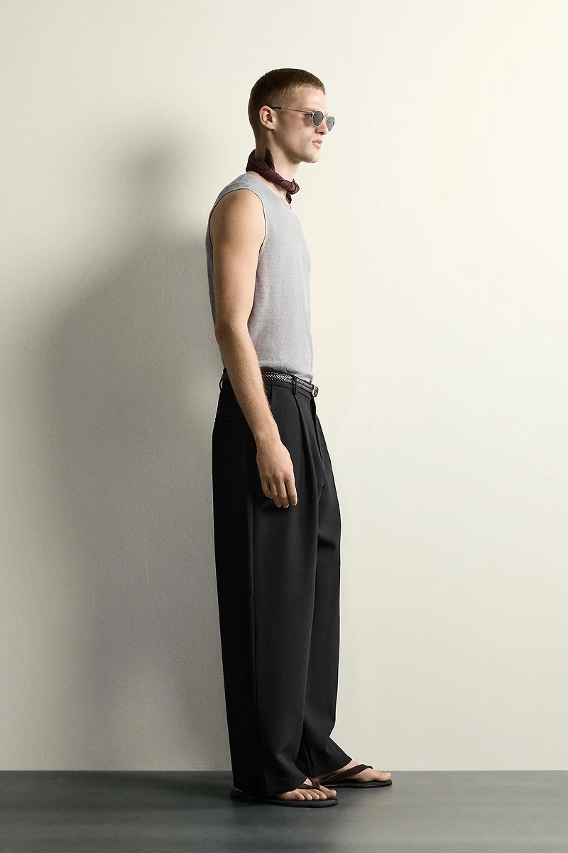 100% LINEN KNIT TANK TOP