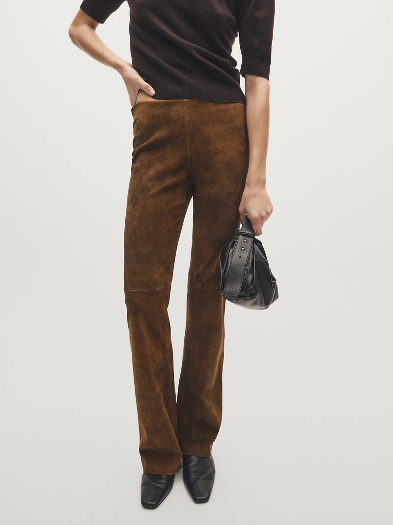 Small nappa leather shoulder bag