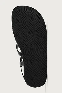 LEATHER STRAPPY SANDALS