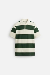 POLO À COL ZIPPÉ